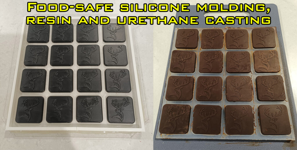 Silicone molding resin urethane casting