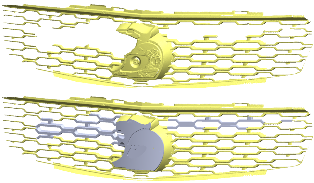 Repairing damage with a 3D scan